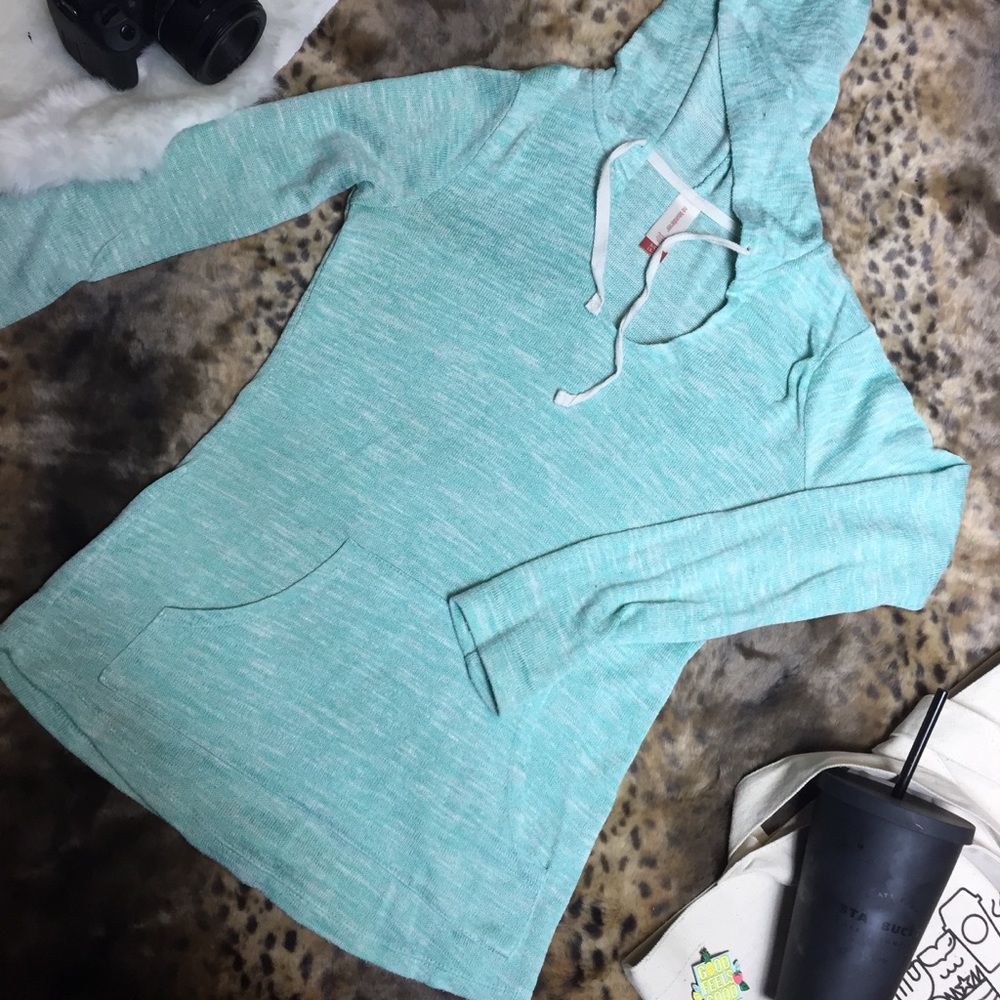 Lightweight turquoise jacket